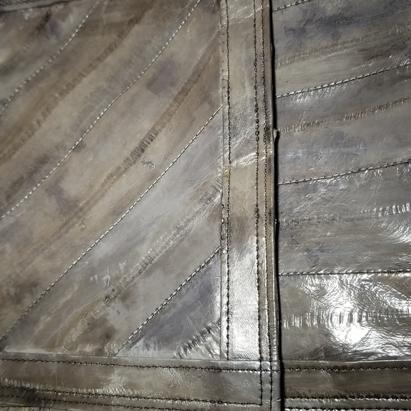 EEL Skin leather, buttery soft, women's crossbody, shoulder bag, - Picture 3 of 9